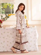 MAHNUR Digital Printed Co-Ords Set (Shirt & Trouser)
