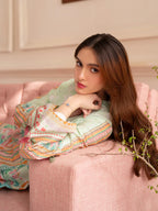 MAHNUR Digital Printed Co-Ords Set (Shirt & Trouser)