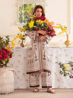 MAHNUR Digital Printed Co-Ords Set (Shirt & Trouser)