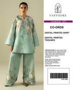 Sapphire Digital Printed Co-Ords Set (Shirt & Trouser)